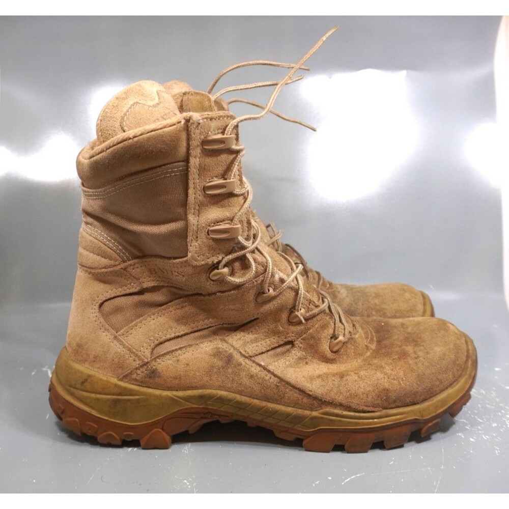 Bates E01450 M8 Hot Weather Tactical Desert Boots Men’s 12.5 N Vibram Tan USMC